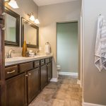 Master bathroom in Woodridge home