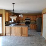 Kitchen and dining before remodeling