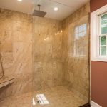 Remodeled ceramic shower in master bath