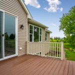 Back exterior and deck