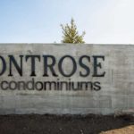 Signage for Montrose Condominiums in Saint Johns, Michigan