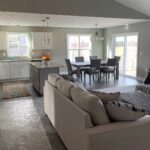 The open floor plan of 1375 Superior Dr condo in Montrose Condominiums in St Johns, Michigan