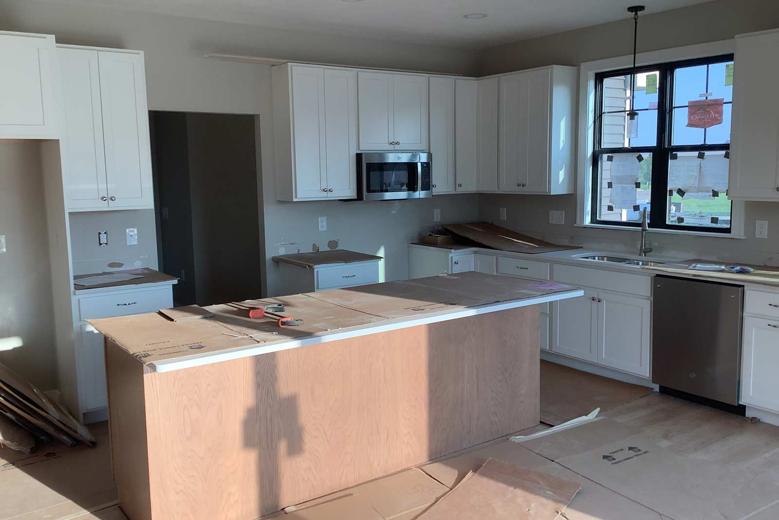 Photo of new home built on Murano Dr in Crowner Farms subdivision, DeWitt